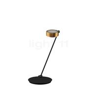 Occhio Sento Tavolo 60 E Lampe de table LED à gauche tête bronze/corps noir mat - 3.000 K Ce luminaire comporte des modules à LED prémontés de classes énergétiques A A