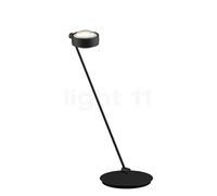 Occhio Sento Tavolo 80 D Lampe de table LED à droite tête noir mat/corps noir mat - 3.000 K Ce luminaire comporte des modules à LED prémontés de classes énergétiques A A