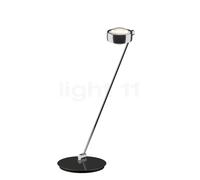 Occhio Sento Tavolo 80 D Lampe de table LED à gauche tête chrome brillant/corps chrome brillant - 2.700 K - Occhio Air Ce luminaire comporte des modules à LED prémontés de classes énergétiques A
