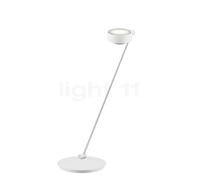 Occhio Sento Tavolo 80 E Lampe de table LED à gauche tête blanc mat/corps blanc mat - 3.000 K - Occhio Air Ce luminaire comporte des modules à LED prémontés de classes énergétiques A A