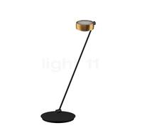Occhio Sento Tavolo 80 E Lampe de table LED à gauche tête bronze/corps noir mat - 3.000 K Ce luminaire comporte des modules à LED prémontés de classes énergétiques A A
