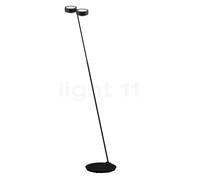 Occhio Sento Terra 180 E Lampadaire LED tête noire mate/corps noir mat - 2.700 K - Occhio Air Ce luminaire comporte des modules à LED prémontés de classes énergétiques A A