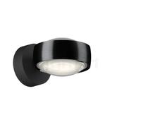 Occhio Sento Verticale Up D Applique LED rotatif tête black phantom/embase noir mat - 3.000 K - Occhio Air Ce luminaire comporte des modules à LED prémontés de classes énergétiques A A