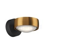 Occhio Sento Verticale Up E Applique LED rotatif tête bronze/embase noir mat - 3.000 K Ce luminaire comporte des modules à LED prémontés de classes énergétiques A A