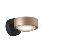 Occhio Sento Verticale Up E Applique LED rotatif tête doré nat/embase noir mat - 3.000 K Ce luminaire comporte des modules à LED prémontés de classes énergétiques A A++, A+, A