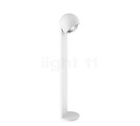 Occhio Sito Palo Volt S80 Borne lumineuse LED tête blanche mate/corps blanc mat - 2.700 K Ce luminaire comporte des modules à LED prémontés de classes énergétiques A A