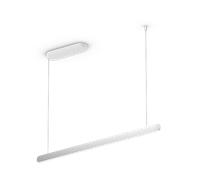 Occhio Suspension Mito linear volo 100 - argent mat - fixé - avec Occhio Air - table/wide