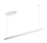 Occhio Mito Volo 140 Fix Up Table Suspension LED, tête argenté mat/cache-piton blanc mat - Occhio Air Ce luminaire comporte des modules à LED prémontés de classes énergétiques A A++, A+, A