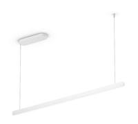 Occhio Suspension Mito linear volo 140 - blanc mat - fixé - avec Occhio Air - room/narrow
