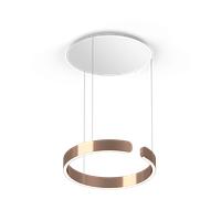 Occhio Suspension Mito Sospeso 40 up - rose doré - fixé - avec Occhio Air - table/wide