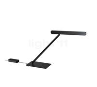Occhio Taglio Tavolo Fix Lampe de table LED tête black phantom/corps noir mat - Occhio Air Ce luminaire comporte des modules à LED prémontés de classes énergétiques A A