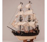 OCCRE Black Swan Maquette Bateau Pirate En Bois 1:75 Avec Voiles