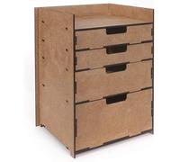 OcCre Module à tiroirs Ref. 19132 – Structure en bois, extension pour meuble atelier