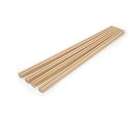 OCCRE Ref: 19135 Ensemble de 4 profilés Bois pour Construire Une vitrine pour Exposer Votre modèle. La rainure a Une Largeur de 3 mm. Mesures: 15x15x1000 mm