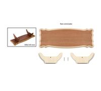 Occre 19139 Base en Bois Pour Exposition Titanic (380x120 MM) - Couleur Noir