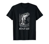 Occult Atheist Burn Church Stay Lit Agnostic Satan Hell T-Shirt