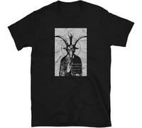 Occult Baphomet Gothic Grunge Satan Devil Lucifer 666 T Shirt Graphic Unisex Tee Black L