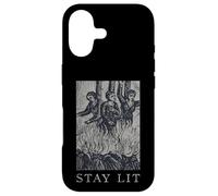 Occult Stay Lit Satan Devil Hell Unholy Antéchrist Witch Coque pour iPhone 17