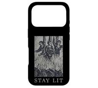 Occult Stay Lit Satan Devil Hell Unholy Antéchrist Witch Coque pour iPhone 17 Pro