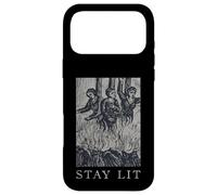 Occult Stay Lit Satan Devil Hell Unholy Antéchrist Witch Coque pour iPhone 17 Pro Max