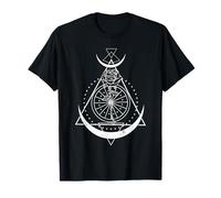 Occult Vintage Moon Rose Sorcellerie Esotérique Sorcière Occulte T-Shirt