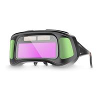 Occultant automatique avec grande vue, lentille verte, bandeau réglable pour meulage, coupe - pile CR2032 incluse, œil pour rayons UV/IR