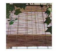 Occultant Rideau De Paille Store Fait À La Main En Roseau Brise-Soleil Intimité Anti-UV pour Balcon Jardin Extérieur Intérieur(60x90 cm/24x36 in)