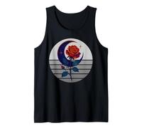 Occulte Croissant de Lune Rose Goth, Occultisme Sorcellerie Wicca Débardeur
