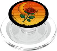 Occulte Croissant de Lune Rose Goth, Occultisme Sorcellerie Wicca PopSockets PopGrip pour MagSafe