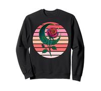 Occulte Croissant de Lune Rose Goth, Occultisme Sorcellerie Wicca Sweatshirt