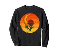 Occulte Croissant de Lune Rose Goth, Occultisme Sorcellerie Wicca Sweatshirt