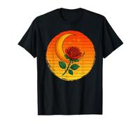 Occulte Croissant de Lune Rose Goth, Occultisme Sorcellerie Wicca T-Shirt