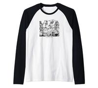 Occulte Danse Macabre Gothique Grunge Danse de la Mort Satan Manche Raglan