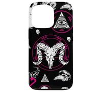 occulte halloween all seeing eye runes ésotériques rose macabre Coque pour iPhone 13 Pro