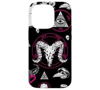 occulte halloween all seeing eye runes ésotériques rose macabre Coque pour iPhone 14 Pro