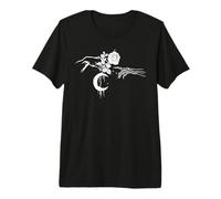 Occulte Michelangelo Moon Rose sorcière Gothique T-Shirt Haut de Gamme