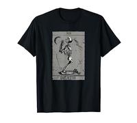Occulte The Death Praying Skeleton Vintage Tarot Occult 666 T-Shirt