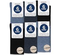 Occulto Chaussette Diabetique Homme & Femme lot de 6 (modèle: Oliver)