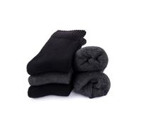Occulto Chaussettes 'Bambus Mika' gris / noir, Taille 43-46