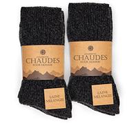 Occulto chaussettes chaudes homme 6 paires (Modèle: Finn) anthracite 47-50