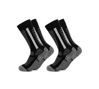 Occulto Chaussettes de sport 'Ski Charlie' gris / gris chiné / noir, Taille 31-34
