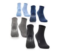 Occulto Chaussettes de sport 'Stopper Madeleine' bleu marine / bleu clair / gris chiné / noir, Taille 35-38