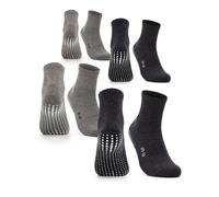 Occulto Chaussettes de sport 'Stopper Madeleine' gris / noir / blanc, Taille 39-42