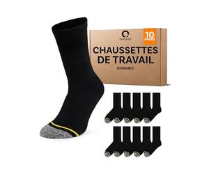 Occulto chaussettes de travail homme lot de 10 paires (modèle: Karl)