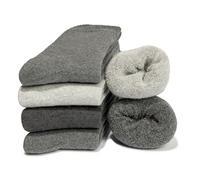 Occulto Chaussettes Hiver Homme lot de 6 (modèle: Bille) mélange gris 43-46
