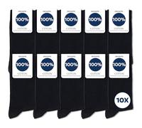 Occulto chaussettes homme 100% coton lot de 10-20 paires (modèle: Ingo) 10 Paires | Noir 39-42