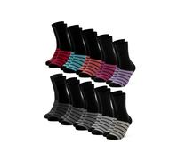 Occulto Chaussettes 'Laura' mélange de couleurs / noir, Taille 39-42