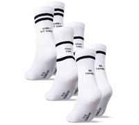 Occulto Chaussettes 'Leo' noir / blanc, Taille 39-42