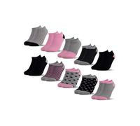 Occulto Chaussettes 'Mikl' gris / rose / noir, Taille 35-38