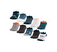 Occulto Chaussettes 'Motivo' gris chiné / orange / noir / blanc, Taille 31-34